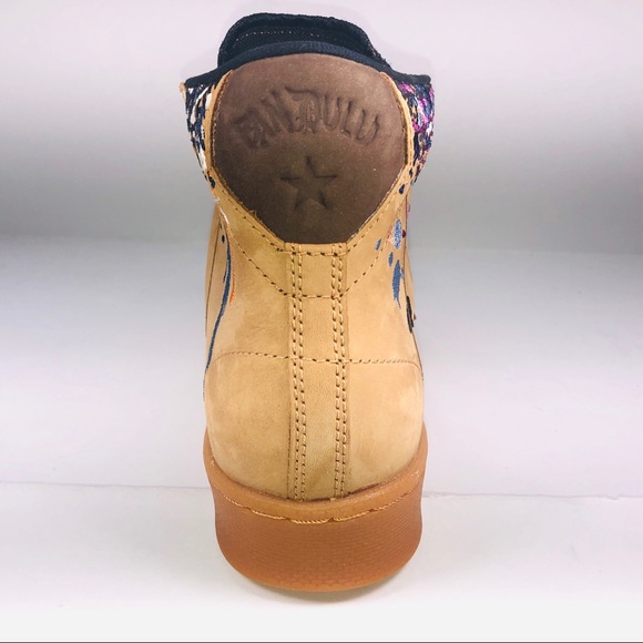 Converse Bandulu Pro Leather Tan Multicolor Shoes - Picture 4 of 8